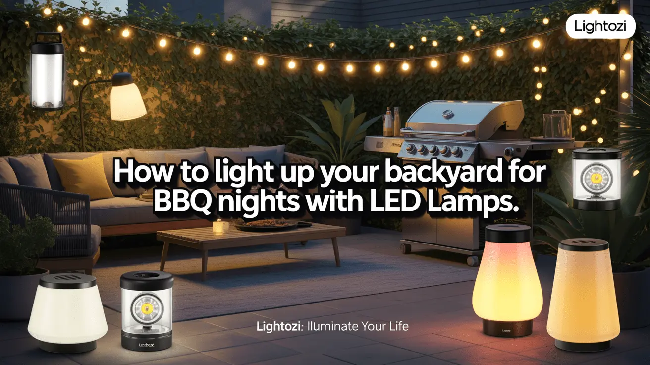How to Light Up Your Backyard for BBQ Nights with LED Lamps