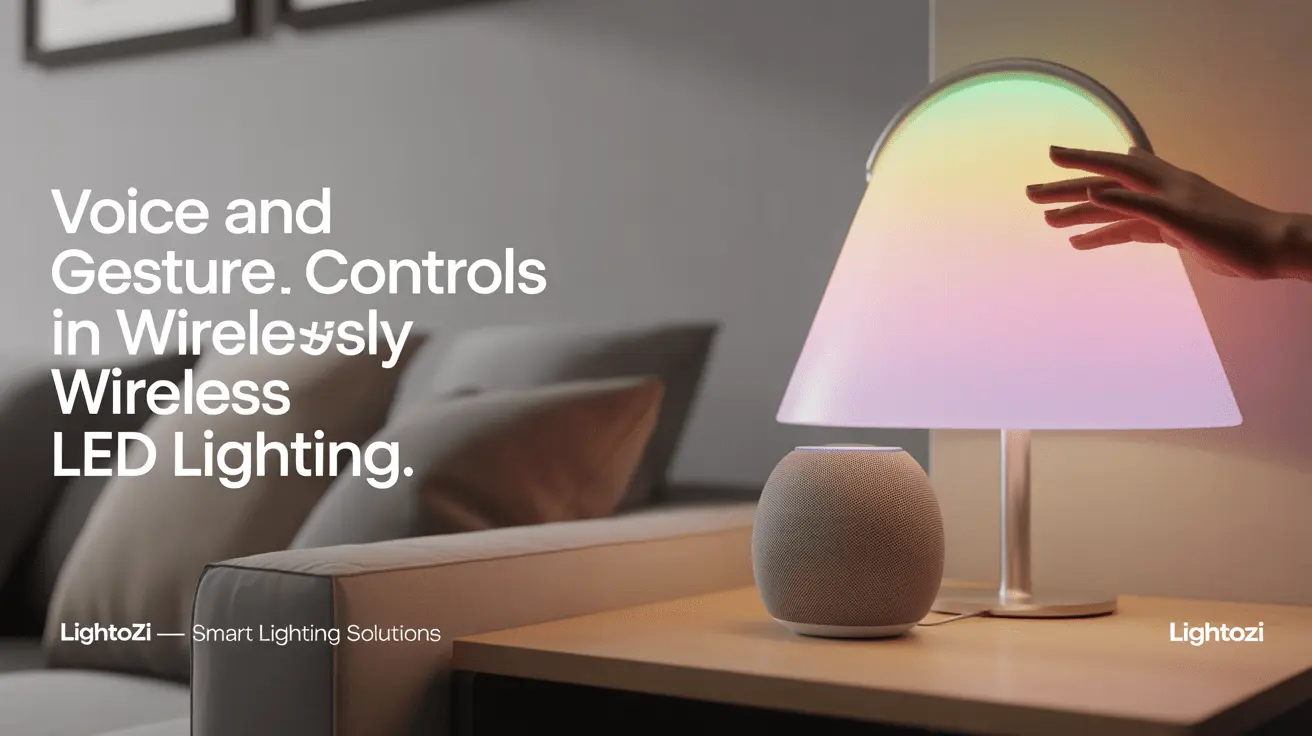 Voice and Gesture Controls in Wireless LED Lighting