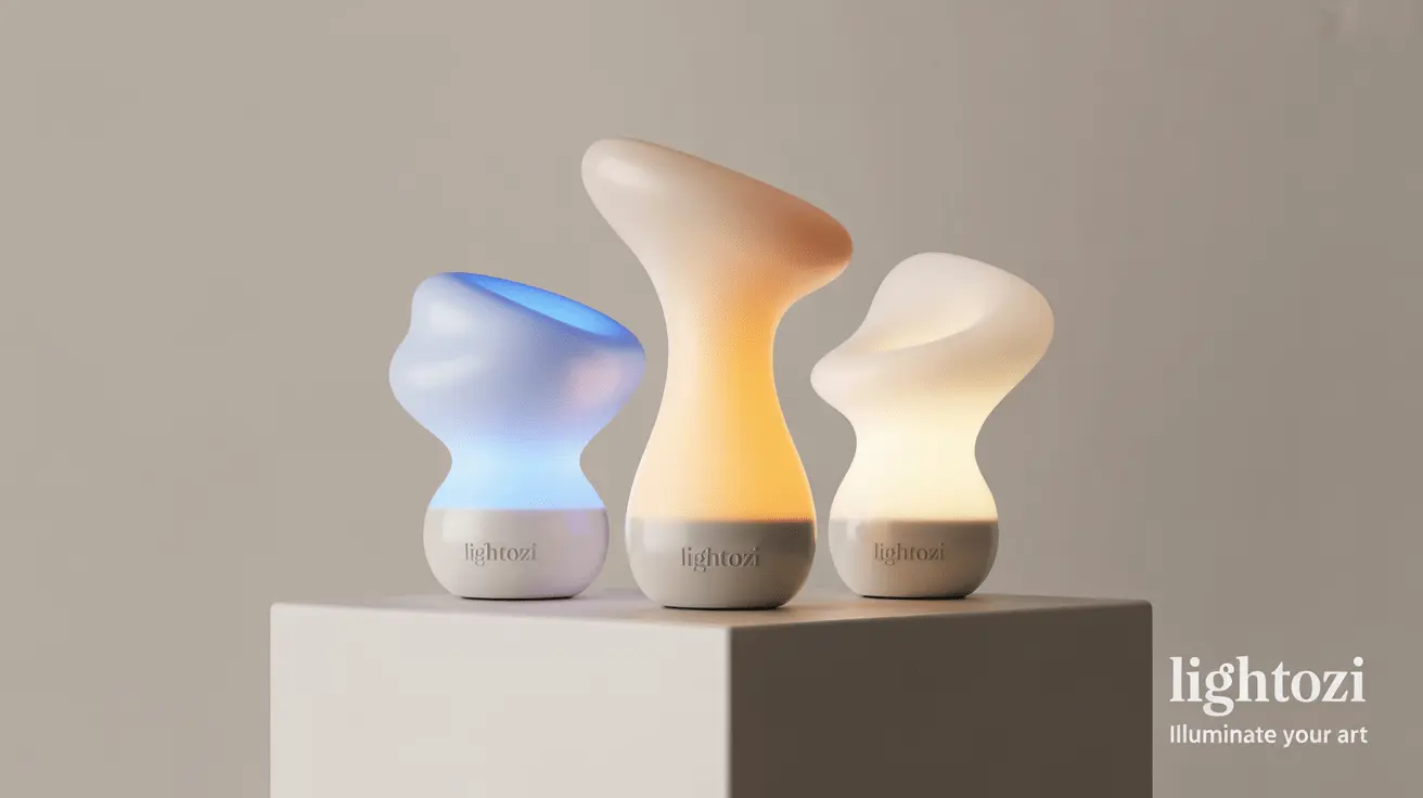 Wireless LED Lamps That Double as Artwork