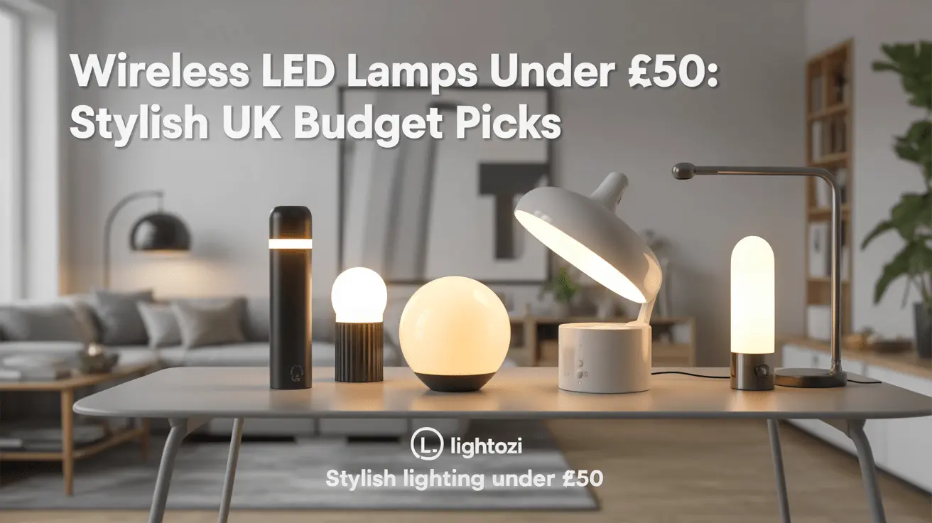 Wireless LED Lamps Under £50: Stylish UK Budget Picks