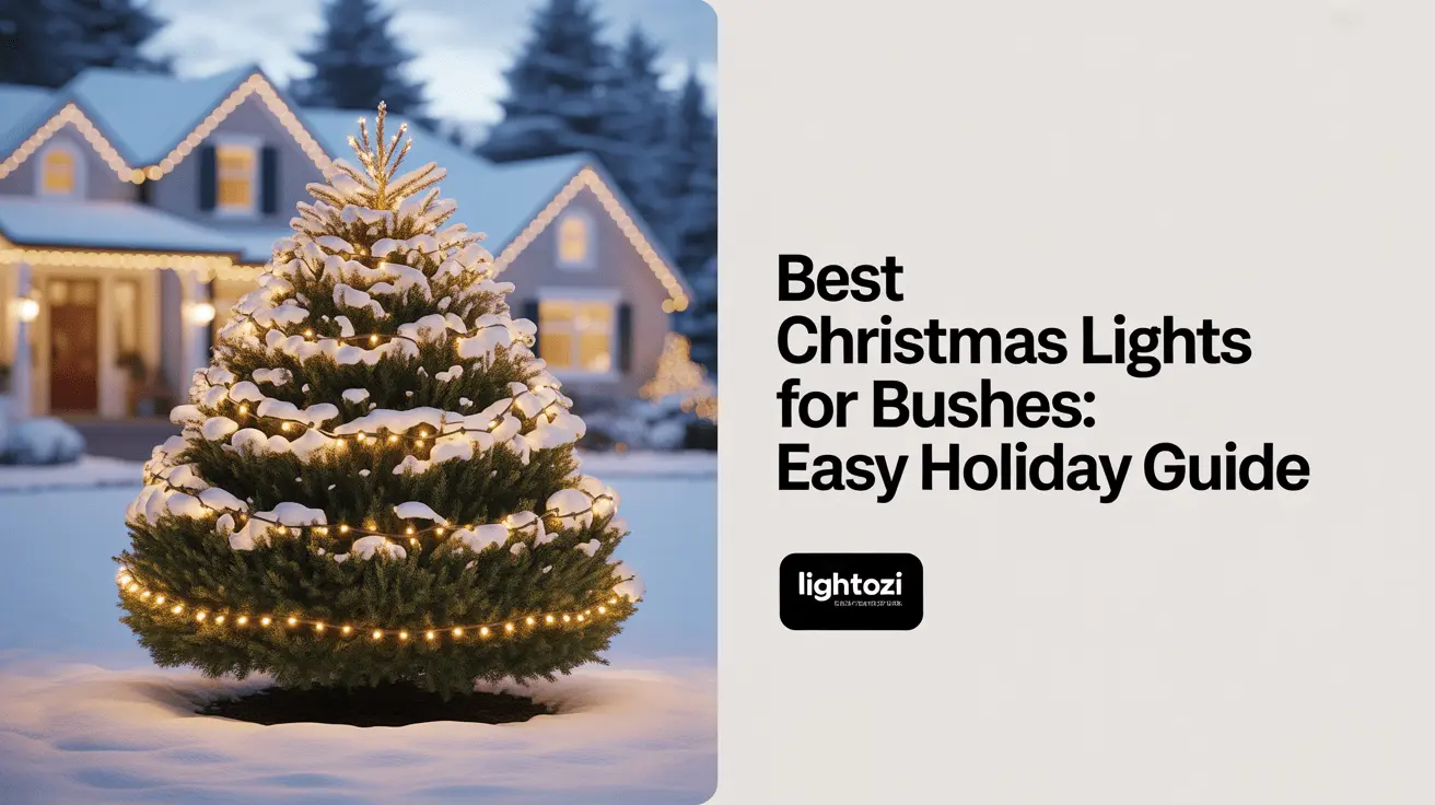 Best Christmas Lights for Bushes: Easy Holiday Guide