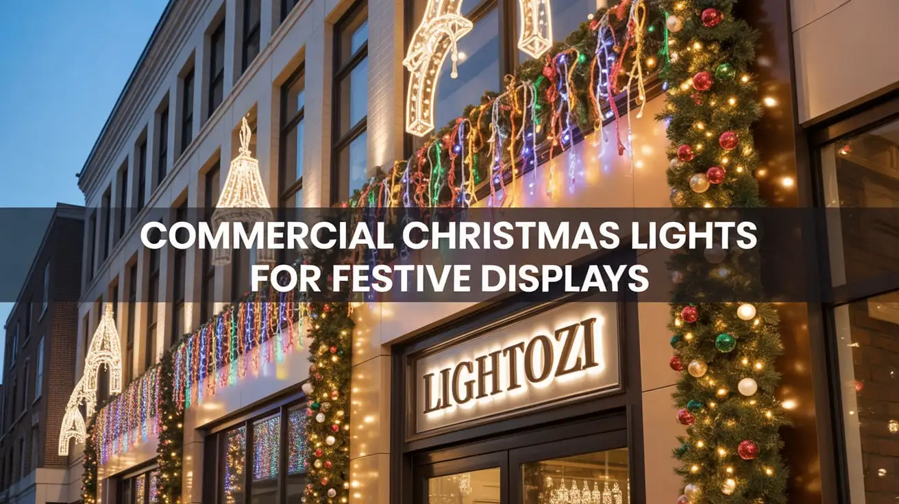 Commercial Christmas Lights for Festive Displays