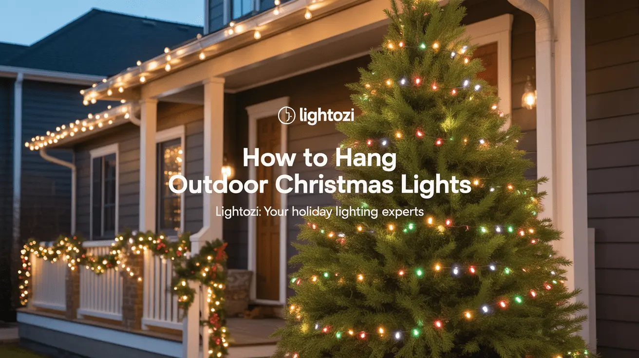 How to Hang Outdoor Christmas Lights
