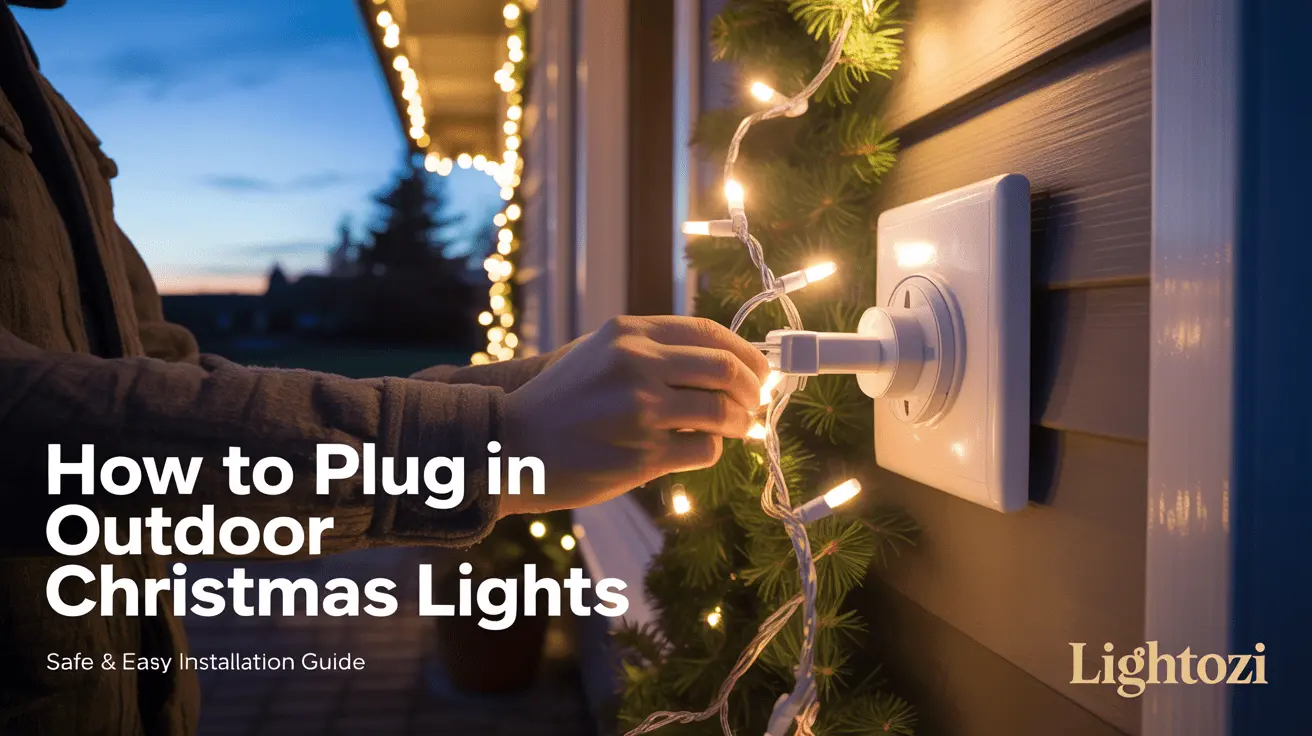 How to Plug In Outdoor Christmas Lights